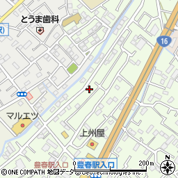 埼玉県春日部市増富698-6周辺の地図