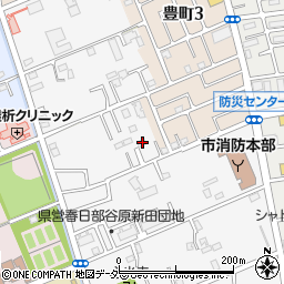 埼玉県春日部市谷原新田2109周辺の地図