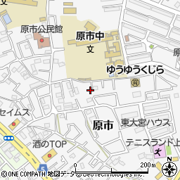 埼玉県上尾市原市3864-1周辺の地図