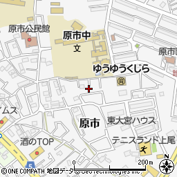 埼玉県上尾市原市3864-30周辺の地図