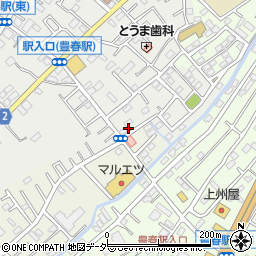 埼玉県春日部市上蛭田677周辺の地図