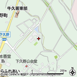 茨城県牛久市久野町780周辺の地図