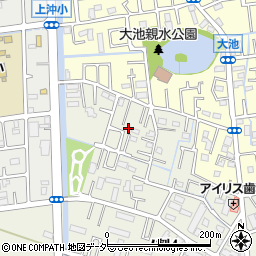 埼玉県春日部市一ノ割4丁目17-7周辺の地図