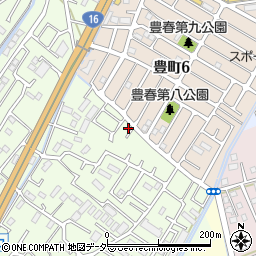 埼玉県春日部市増富520周辺の地図