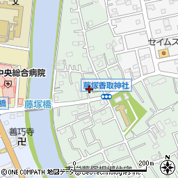 埼玉県春日部市藤塚615周辺の地図