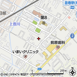 埼玉県春日部市上蛭田51周辺の地図