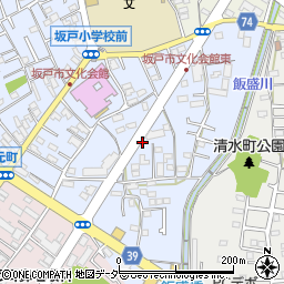 埼玉県坂戸市元町12周辺の地図