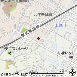 埼玉県春日部市道口蛭田220周辺の地図