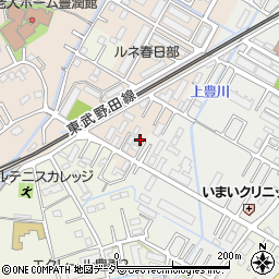 埼玉県春日部市道口蛭田221周辺の地図
