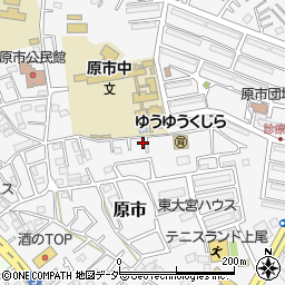 埼玉県上尾市原市3864-3周辺の地図