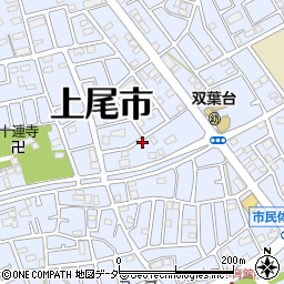 埼玉県上尾市今泉周辺の地図