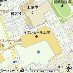 リンガーハットイオンモール上尾店周辺の地図