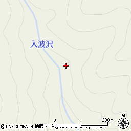 入波沢周辺の地図