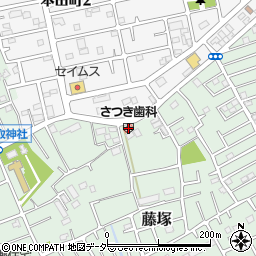埼玉県春日部市藤塚983周辺の地図