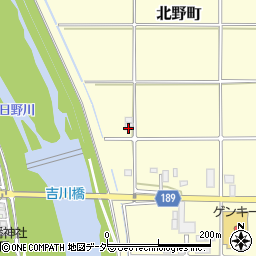 福井県鯖江市北野町13周辺の地図