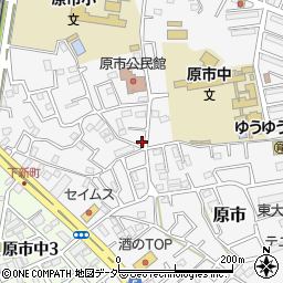 埼玉県上尾市原市3496-12周辺の地図