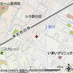 埼玉県春日部市道口蛭田121周辺の地図