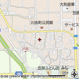 福井県鯖江市川去町37-41周辺の地図