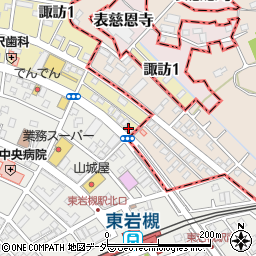 富士見屋周辺の地図