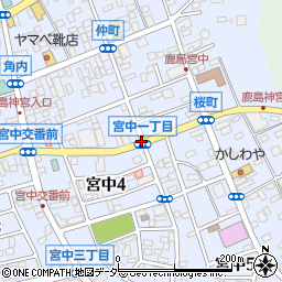 宮中周辺の地図