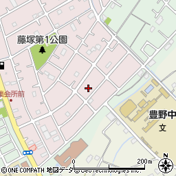 埼玉県春日部市六軒町239周辺の地図