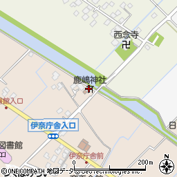 茨城県つくばみらい市福田453周辺の地図