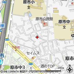埼玉県上尾市原市3586-7周辺の地図