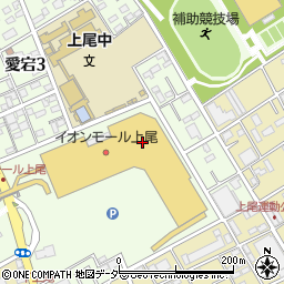 宮崎ステーキハウス霧峰 上尾店周辺の地図