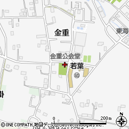 金重公会堂周辺の地図