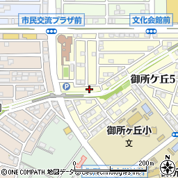 茨城県守谷市御所ケ丘5丁目25-75周辺の地図