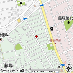 埼玉県春日部市藤塚250周辺の地図