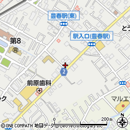 埼玉県春日部市上蛭田601周辺の地図