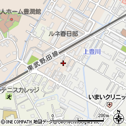 埼玉県春日部市道口蛭田119周辺の地図
