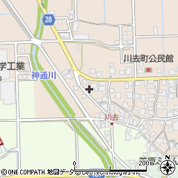 福井県鯖江市川去町37-1周辺の地図