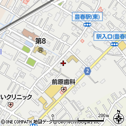 埼玉県春日部市上蛭田614周辺の地図