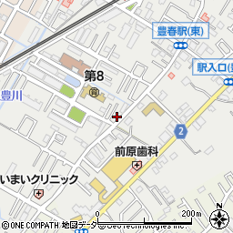 埼玉県春日部市上蛭田79周辺の地図