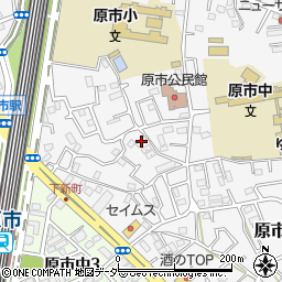 埼玉県上尾市原市3586周辺の地図