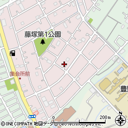 埼玉県春日部市六軒町172周辺の地図