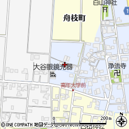 福井県鯖江市橋立町周辺の地図