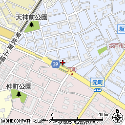 埼玉県坂戸市元町54-4周辺の地図