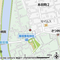 埼玉県春日部市藤塚658周辺の地図