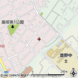 埼玉県春日部市六軒町244周辺の地図