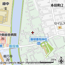 埼玉県春日部市藤塚629周辺の地図