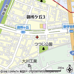 茨城県守谷市御所ケ丘2丁目11-2周辺の地図