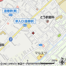 埼玉県春日部市上蛭田477周辺の地図