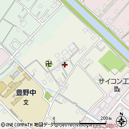 埼玉県春日部市銚子口101周辺の地図