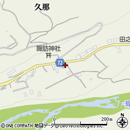 平仁田公会堂周辺の地図