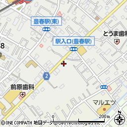 埼玉県春日部市上蛭田589周辺の地図