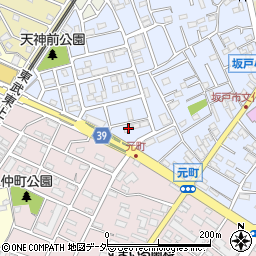 埼玉県坂戸市元町54-8周辺の地図