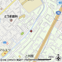 埼玉県春日部市増富638周辺の地図